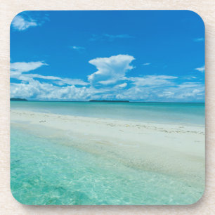 Porta-copo Paisagem marinha tropical azul, Palau