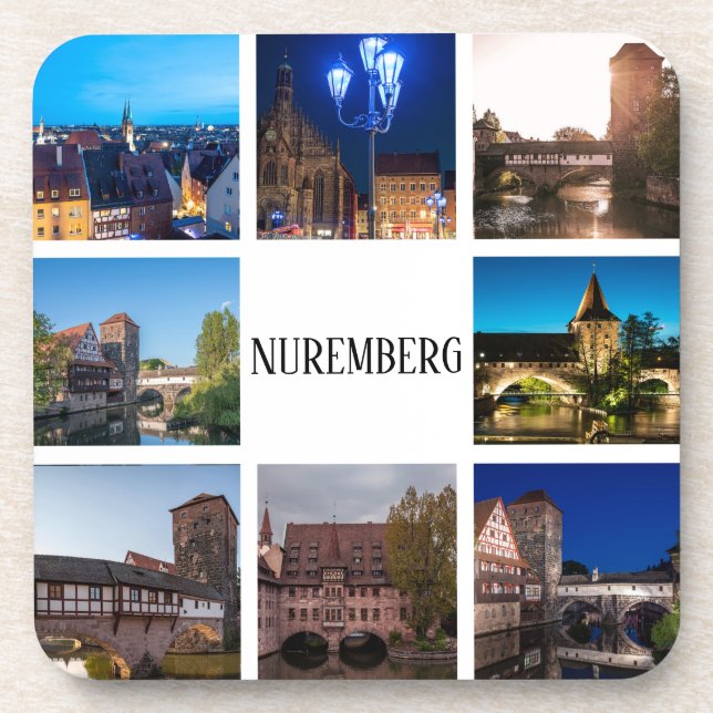 Porta-copo paisagens de Nuremberga (Frente)