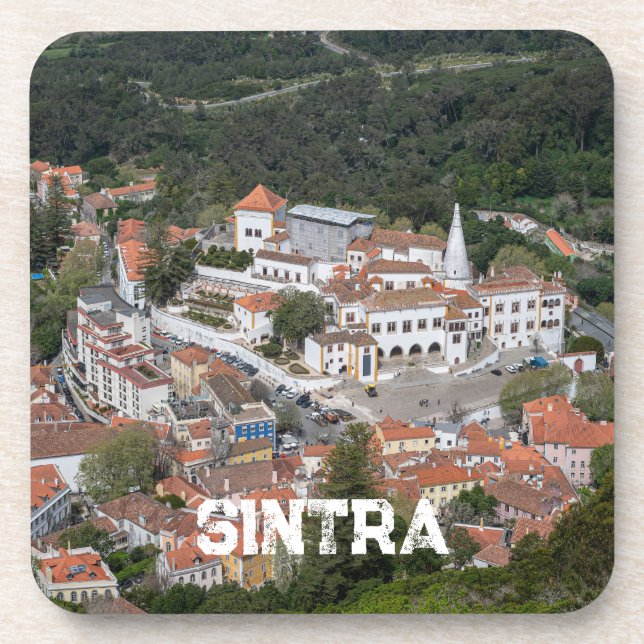 Porta-copo Palácio de Sintra de cima em Sintra, Portugal (Frente)