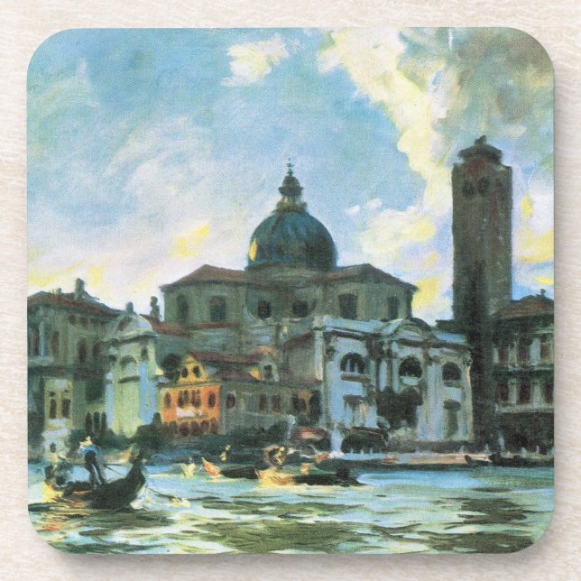 Porta-copo Palazzo Labia, Veneza, por John Singer Sargent (Frente)