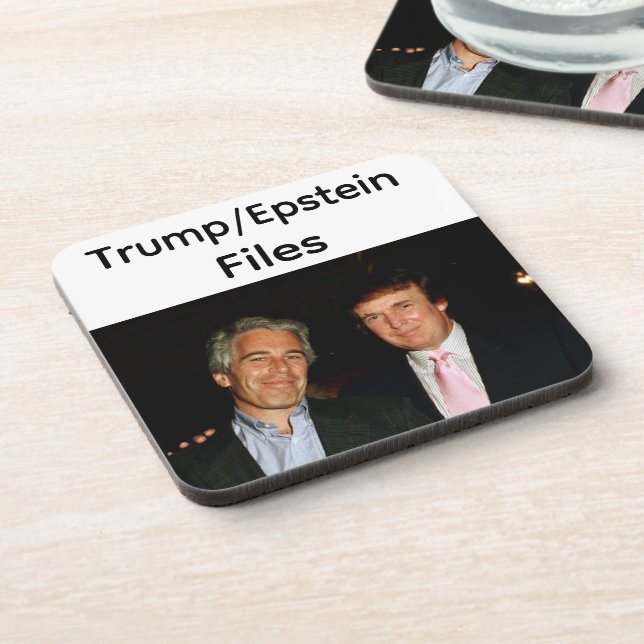 Porta-copo Palhetas de Bebida Arquivos Trump/Epstein (Left Side)