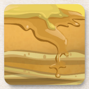 Porta-copo Pancake e xarope de ácer