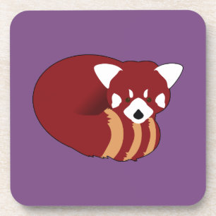 Porta-copo Panda Vermelho