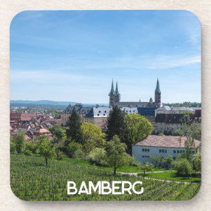 Porta-copo Panorama da antiga cidade histórica de Bamberg, Al