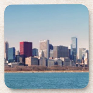 Porta-copo Panorama da skyline de Chicago