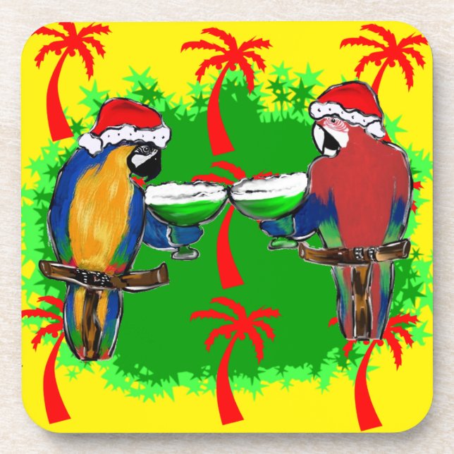 PORTA-COPO PAPAGAIOS DE NATAL (Frente)