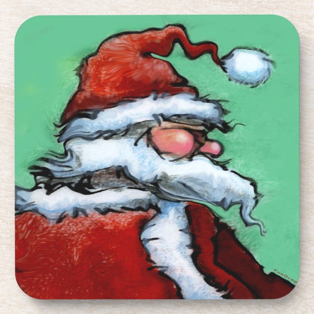 Porta-copo Papai Noel (Frente)