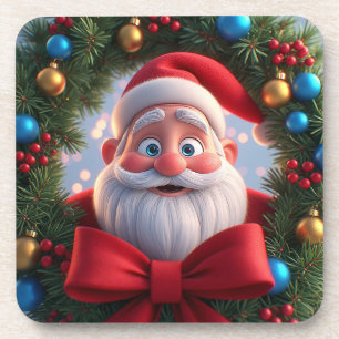 Porta-copo Papai Noel Desenho Animado Natal Festivo