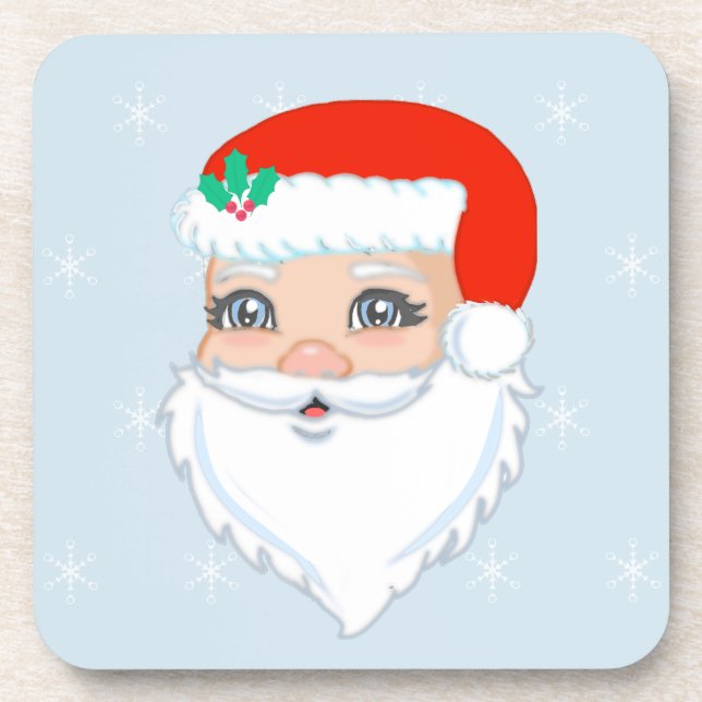 Porta-copo Papai Noel Fofo (Frente)