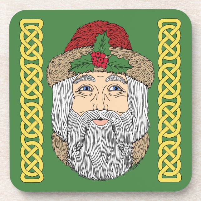 Porta-copo Papai Noel/Pai Natal (Frente)