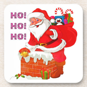 Porta-copo PAPAIS NOEIS COM PRESENTES DE NATAL, HO! Hei! Hei!