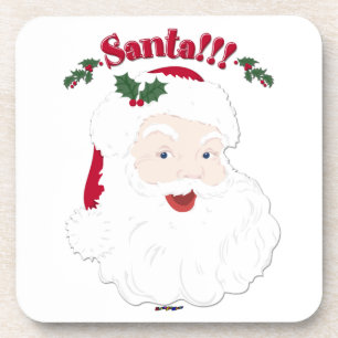 Porta-copo Papais noeis! Papais noeis de Natal do Estilo Vint
