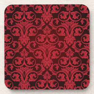 Porta-copo Papel de parede vermelho 2