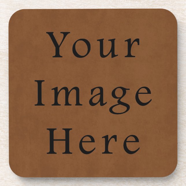 Porta-copo Papel De Pergaminho De Couve Marrom, Banido, Vinta (Frente)