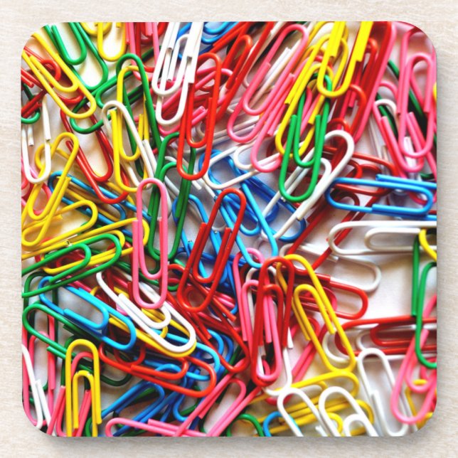 Porta-copo Paperclip Rainbow (Frente)
