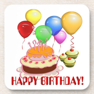 Porta-copo Parabéns ~ Conjunto de Portas copos