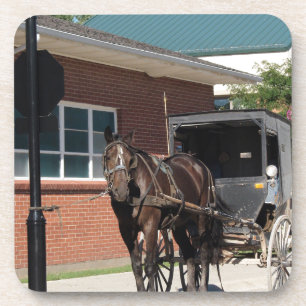 Porta-copo Parado por um Spell, um Cavalo Amiado no sinal de