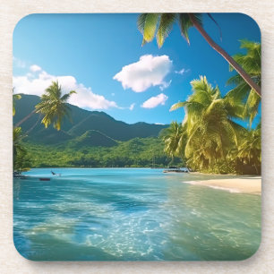 Porta-copo Paraíso da Ilha da Costa Rica