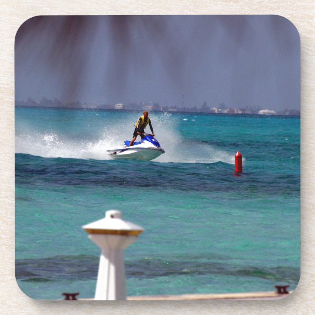 Porta-copo Paraíso de Jet Ski (Frente)