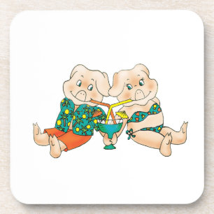 Porta-copo Paraíso dos porcos