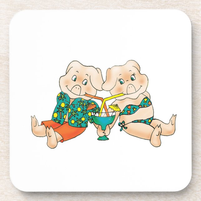 Porta-copo Paraíso dos porcos (Frente)