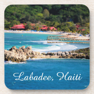 Porta-copo Paraíso tranquilo Labadee Haiti da ilha