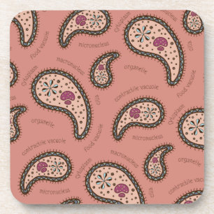 Porta-copo Paramecia Paisley Biologia Mauve Personalizável