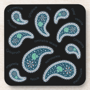Porta-copo Paramecia Paisley Protozoide