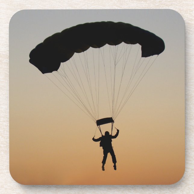 Porta-copo Paraquedas Skydiver no Sunset Sky Diver (Frente)