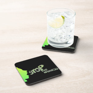 Porta-copo Parem A Coaster Da Bebida Louca