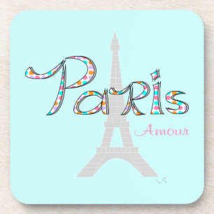 Porta-copo PARIS Amour com Torre Eiffel