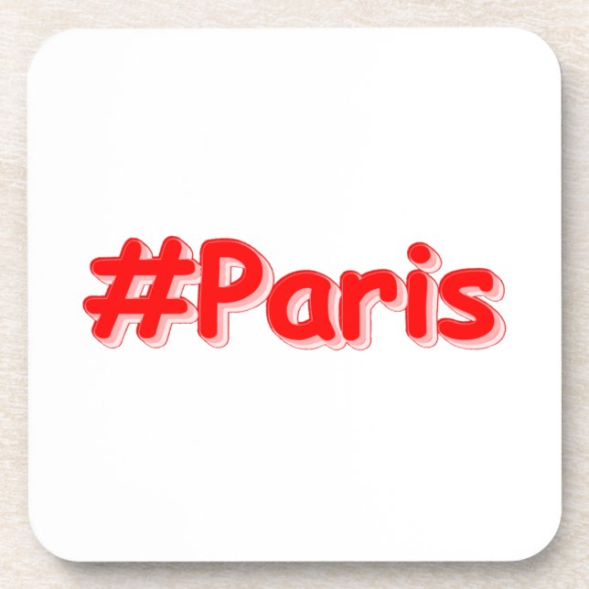 Porta-copo "#Paris" Design. Comprar Agora (Frente)