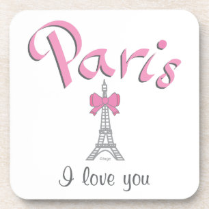 Porta-copo Paris, eu te amo
