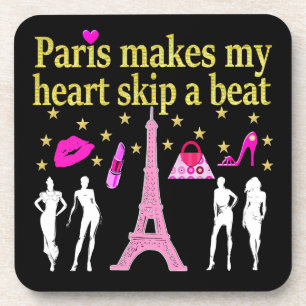 PORTA-COPO PARIS FAZ DO MEU CORAÇÃO DEIXAR UM BEIJO