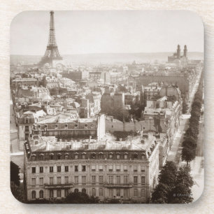 Porta-copo Paris: Vista aérea, 1900