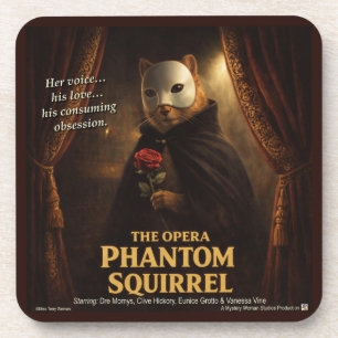 Porta-copo Paródia de Esquilo Fantasma da Ópera