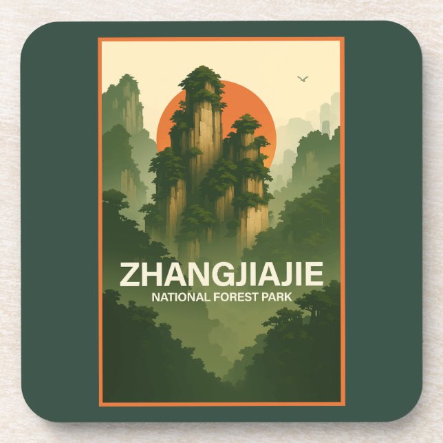 Porta-copo Parque Florestal Nacional Zhangjiajie (Frente)