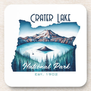 Porta-copo Parque Nacional do Lago Cratera Souvenir Gift