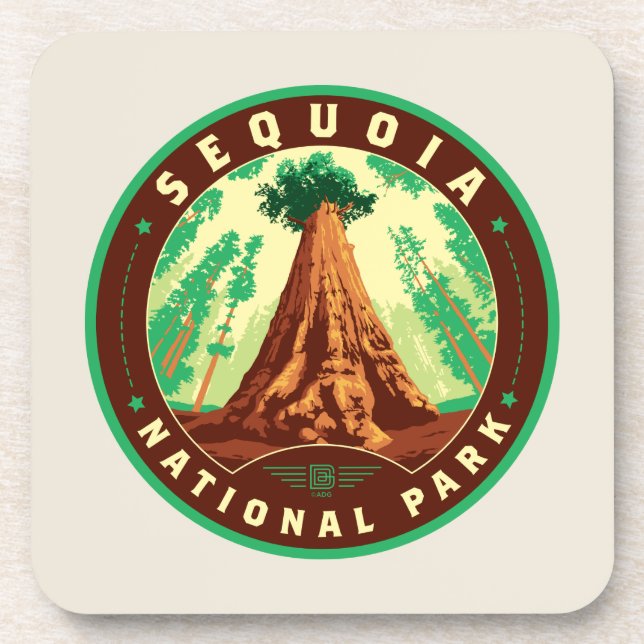 Porta-copo Parque Nacional Sequoia (Frente)