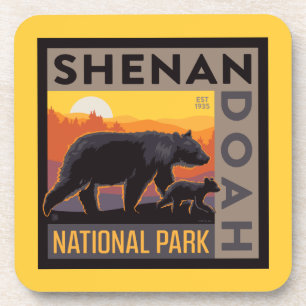 Porta-copo Parque Nacional Shenandoah Urso mamário e Cubos