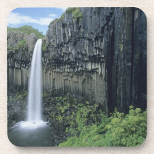 Porta-copo Parque Nacional Skaftafall, Cascata de Svartifoss,