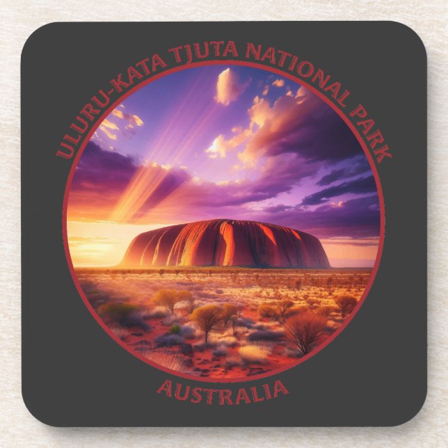 Porta-copo Parque Nacional Uluru-Kata Tjuta, Austrália (Frente)