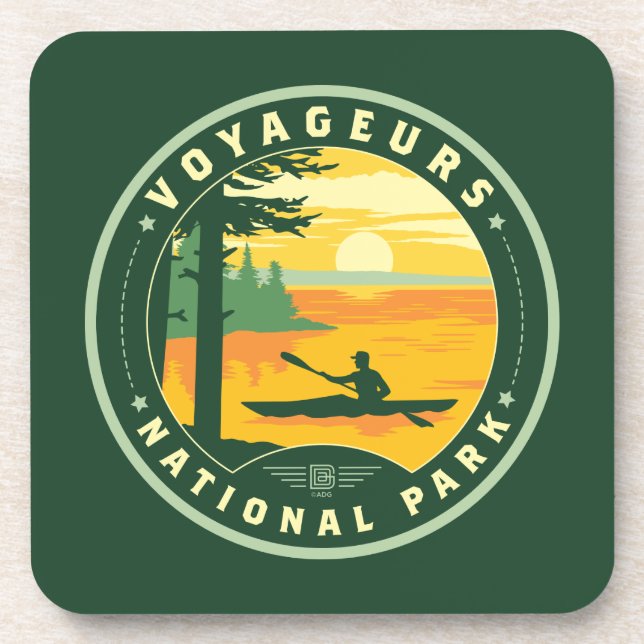 Porta-copo Parque Nacional Voyageurs (Frente)