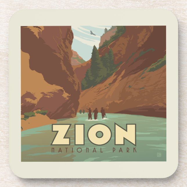 Porta-copo Parque Nacional Zion | Estreitos (Frente)