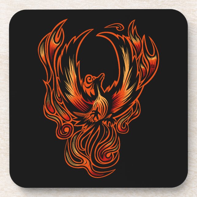 Porta-copo Pássaro De Fogo (Frente)