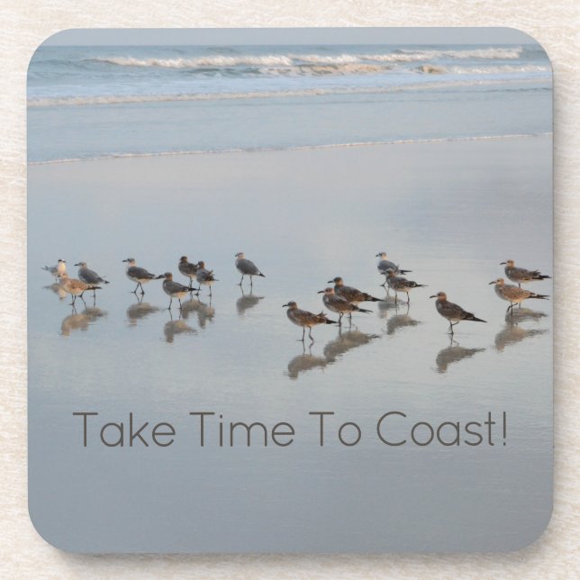 Porta-copo Pássaros Cursos Demoram A Costa (Frente)