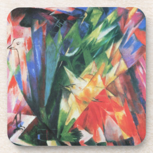 Porta-copo Pássaros (Vogel) por Franz Marc, Arte Cubista Vint