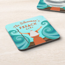 Passover Blue Teal Brown Nome da Família Personali