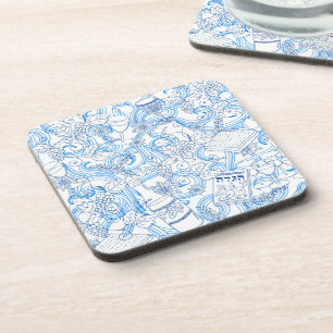 Porta-copo Passover Pesach Beink Coasters - Feriados Judeus