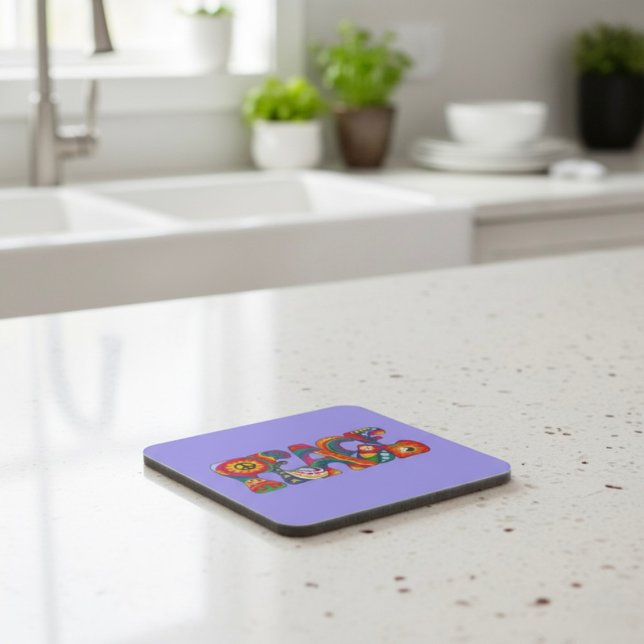 Porta-copo Pasta de Bebidas da Paz (Criador carregado)